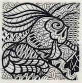 Undersea Elegance (Blackwork)