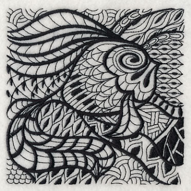 Undersea Elegance (Blackwork)