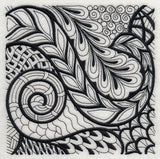 Swirling Elegance (Blackwork)