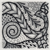 Swirling Elegance (Blackwork)