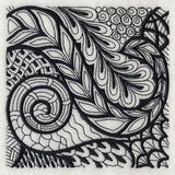 Swirling Elegance (Blackwork)