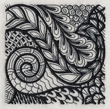 Swirling Elegance (Blackwork)