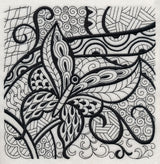 Butterfly Elegance (Blackwork)