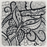 Butterfly Elegance (Blackwork)