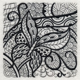 Butterfly Elegance (Blackwork)