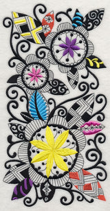 Blooming Flowers (Blackwork)