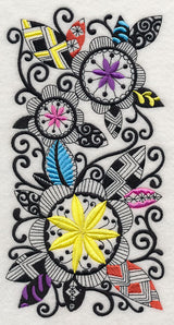 Blooming Flowers (Blackwork)