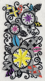 Blooming Flowers (Blackwork)