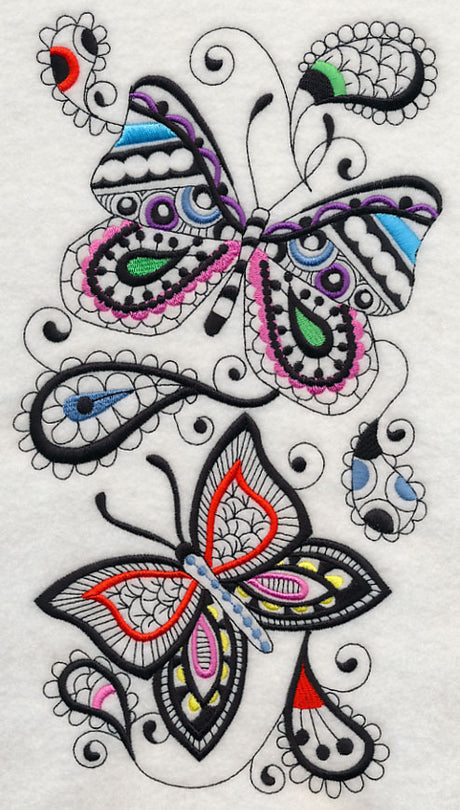 Butterfly Fantasy (Blackwork)