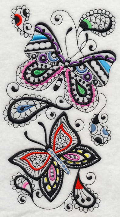 Butterfly Fantasy (Blackwork)