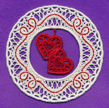 Two Hearts As One (Battenburg Lace)