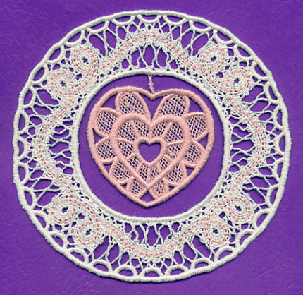 Delicate Heart (Battenburg Lace)