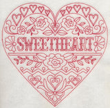 Sweetheart (Redwork)