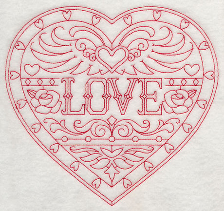 Love (Redwork)