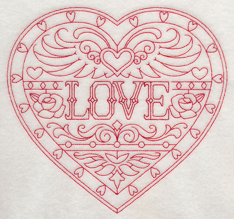 Love (Redwork)