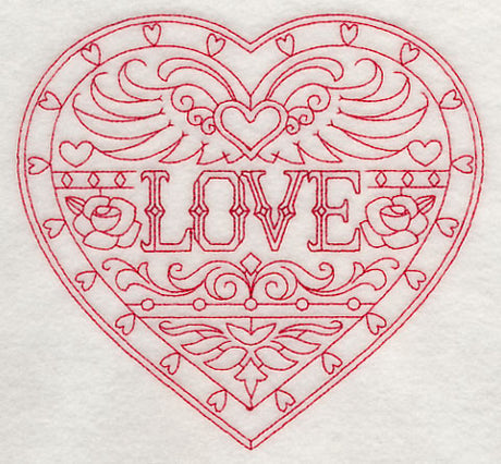 Love (Redwork)