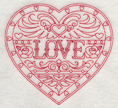 Love (Redwork)