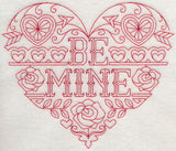 Be Mine (Redwork)