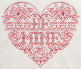 Be Mine (Redwork)