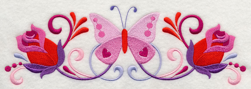 Butterfly Kisses Border