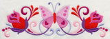 Butterfly Kisses Border