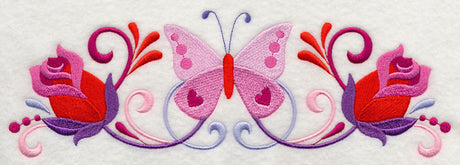 Butterfly Kisses Border