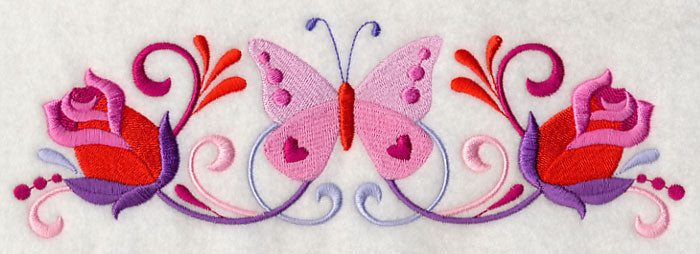 Butterfly Kisses Border
