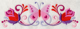 Butterfly Kisses Border
