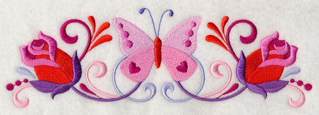 Butterfly Kisses Border