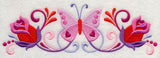 Butterfly Kisses Border