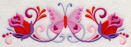 Butterfly Kisses Border