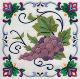 Majolica Grape Square