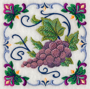 Majolica Grape Square