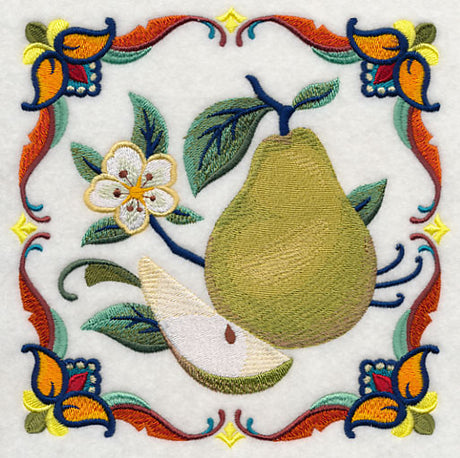 Majolica Pear Square