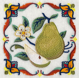 Majolica Pear Square