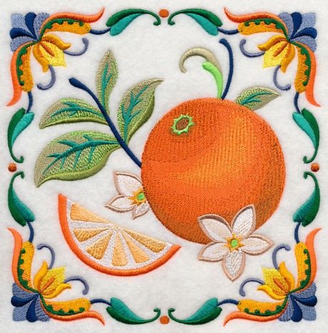 Majolica Orange Square