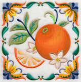 Majolica Orange Square