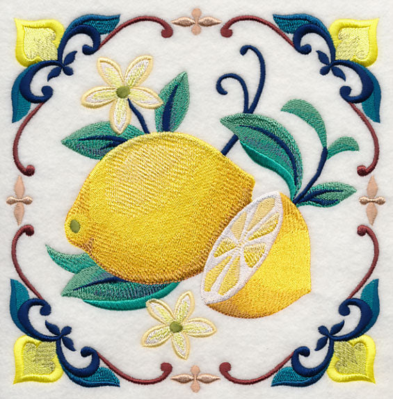 Majolica Lemon Square