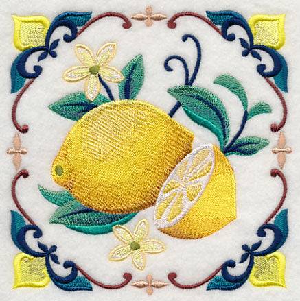 Majolica Lemon Square