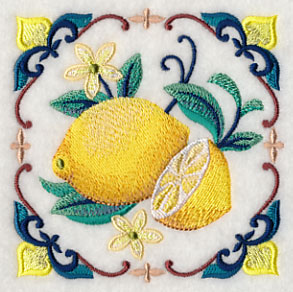 Majolica Lemon Square