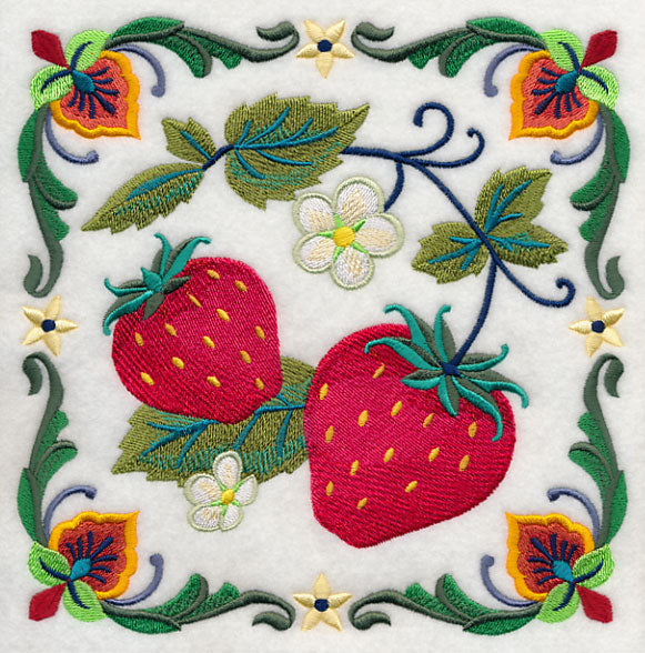 Majolica Strawberry Square