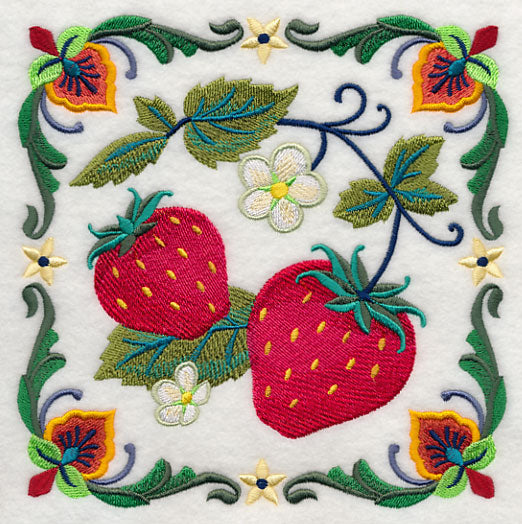 Majolica Strawberry Square