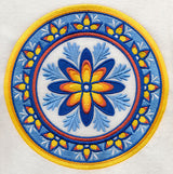 Majolica Flower Medallion