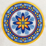 Majolica Flower Medallion