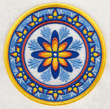 Majolica Flower Medallion