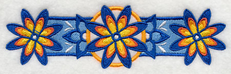 Majolica Flower Border