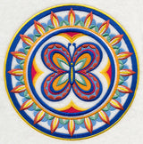 Majolica Butterfly Medallion