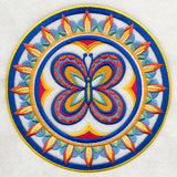 Majolica Butterfly Medallion