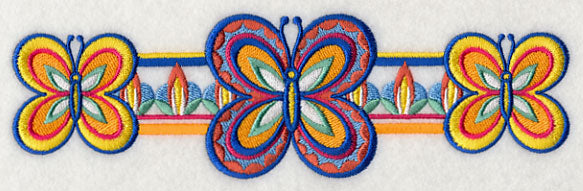 Majolica Butterfly Border