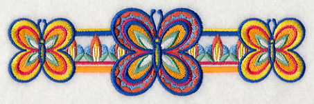 Majolica Butterfly Border